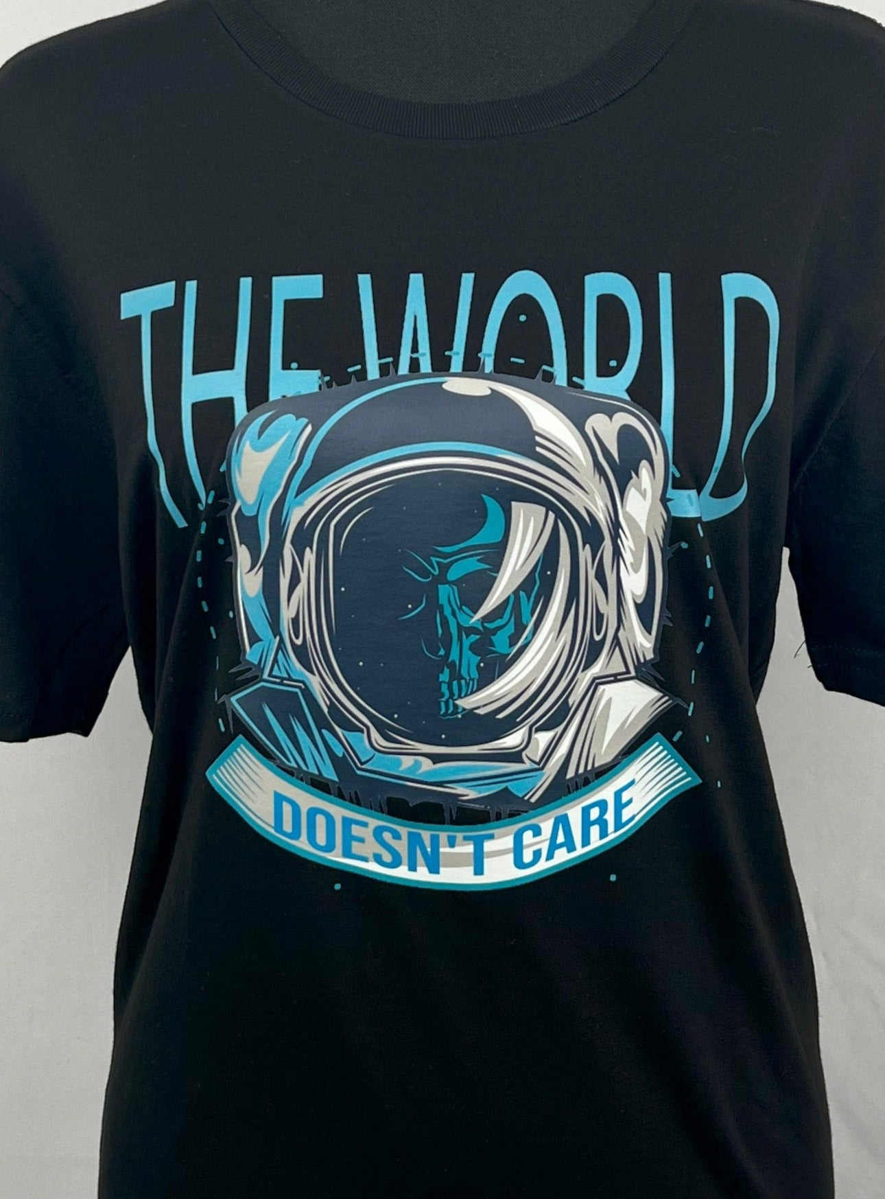 The World Doesn't Care - Cosmic Indifference T-shirt – Adra Apparel