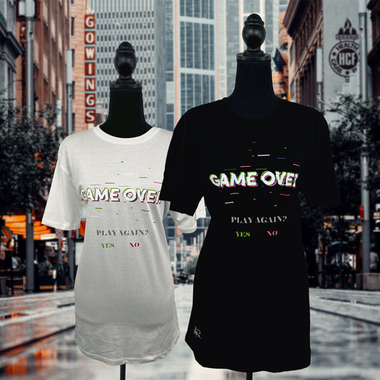 Game Over, Play Again? - Gamer's Choice T-shirt – Adra Apparel