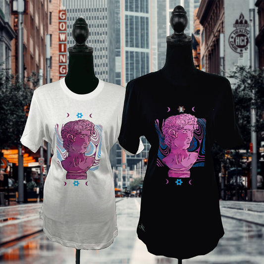 Neon Classic - Statue Art T-shirt – Adra Apparel
