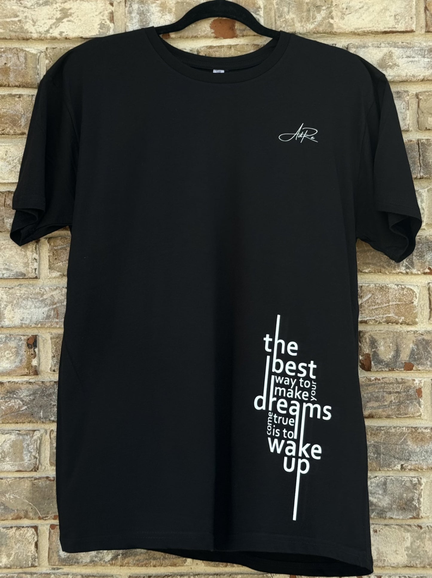 "Wake Up" Dream-Activating Tee - Inspire Action with AdRa Apparel