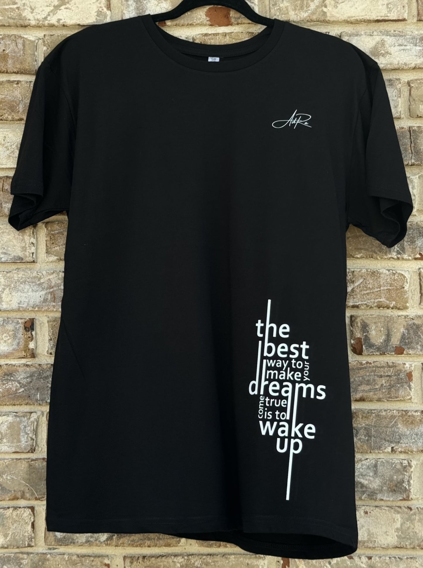 "Wake Up" Dream-Activating Tee - Inspire Action with AdRa Apparel