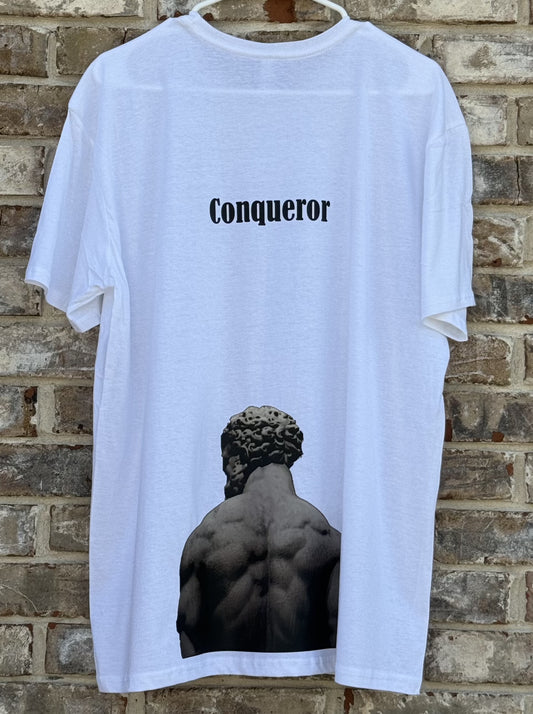 "Conqueror" Strength Tee - Triumph in Every Thread by AdRa Apparel