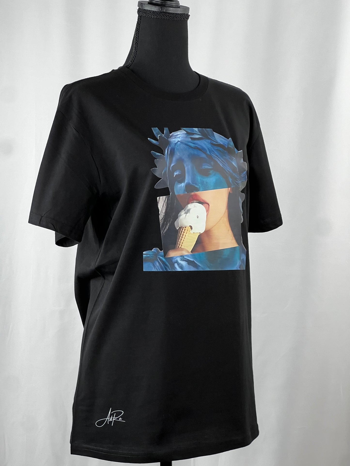 Feel Young and Stylish with Our Exclusive Women's Ice Cream Licking Sexy Design T-Shirt | Adra Apparel