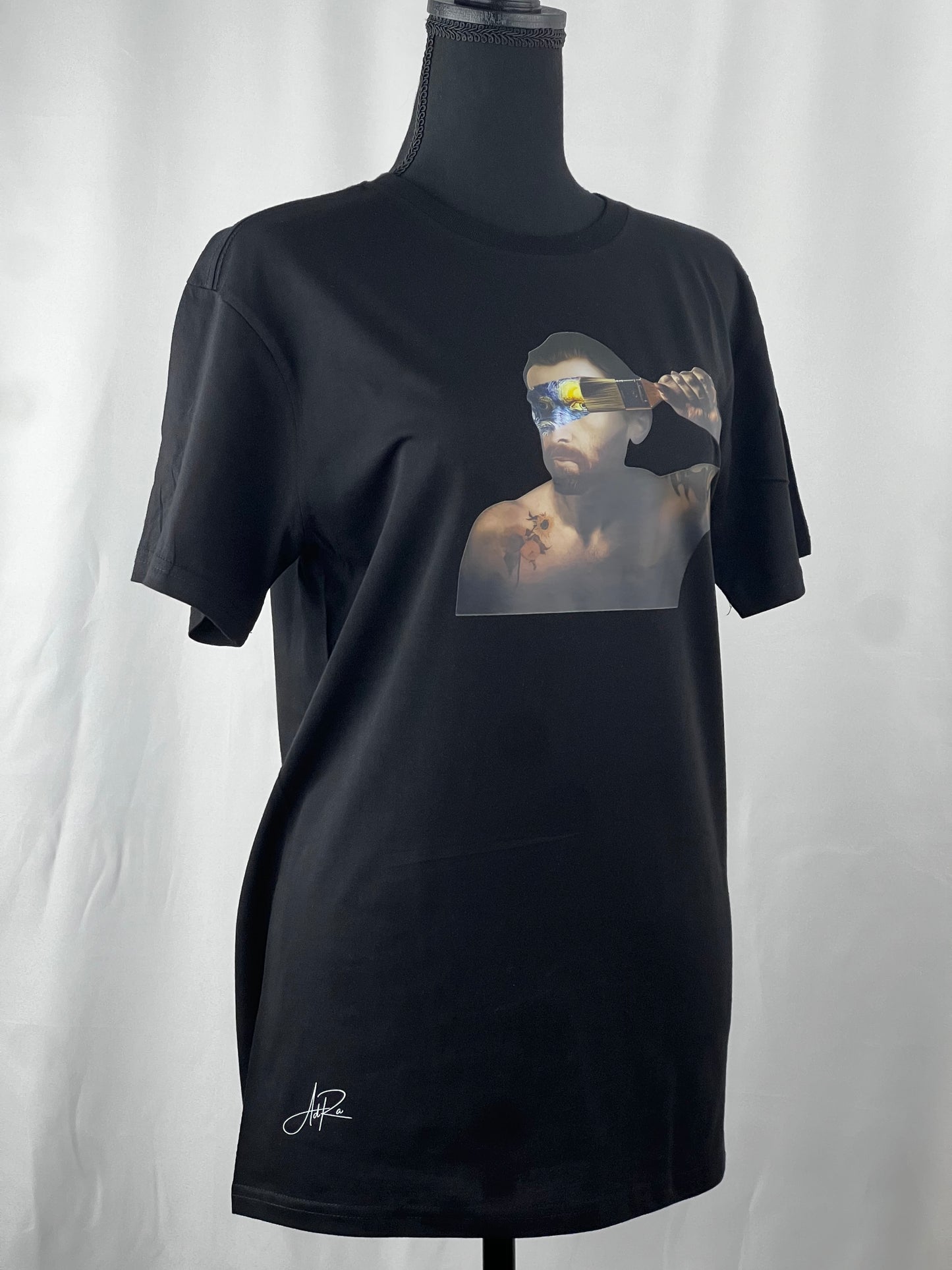 Wear Artistry with Our Vincent van Gogh "The Starry Night" Brushstroke Graphic T-Shirt | Adra Apparel