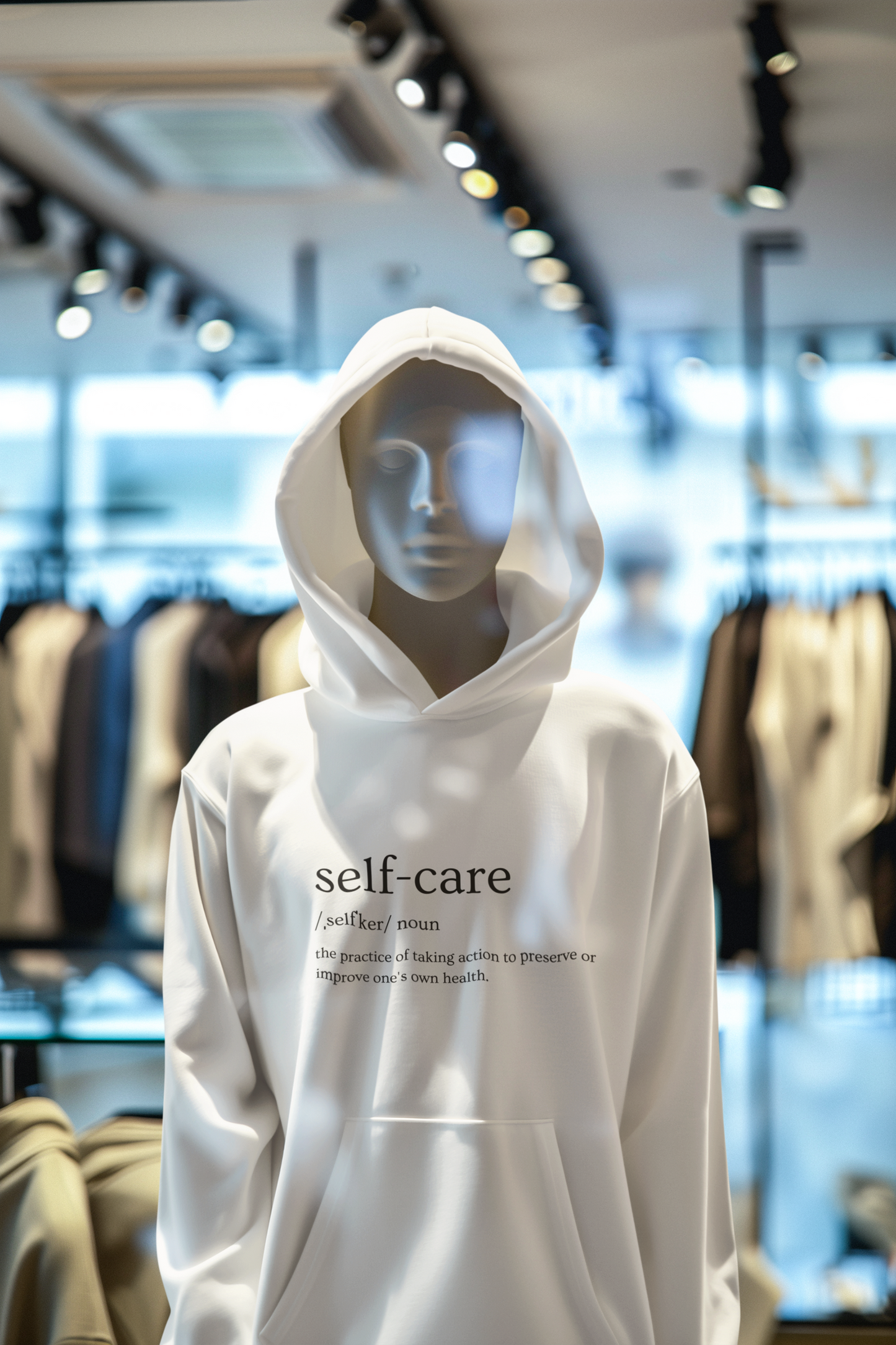 Minimalist Self-Care Hoodie - Redefining Wellness with Style