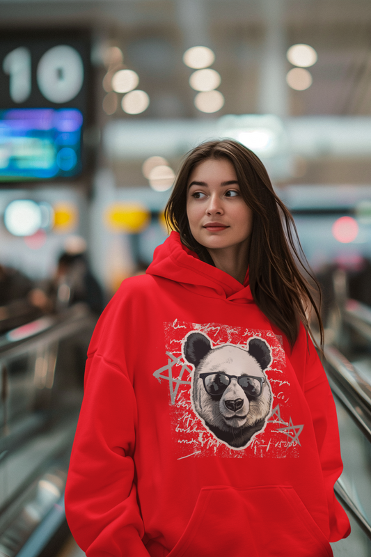 Panda Rebel Hoodie - Streetwear Style