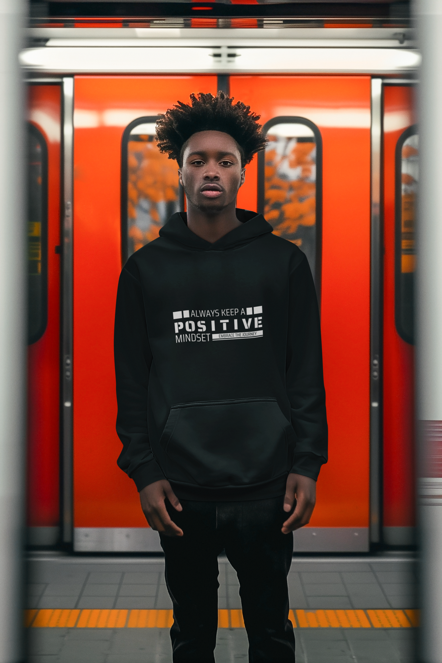 Positive Mindset Hoodie - Embrace the Journey