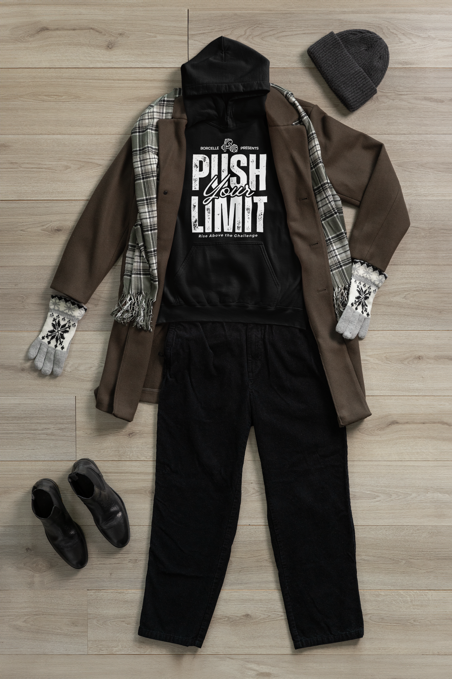 Push Your Limit Hoodie - Rise Above the Challenge