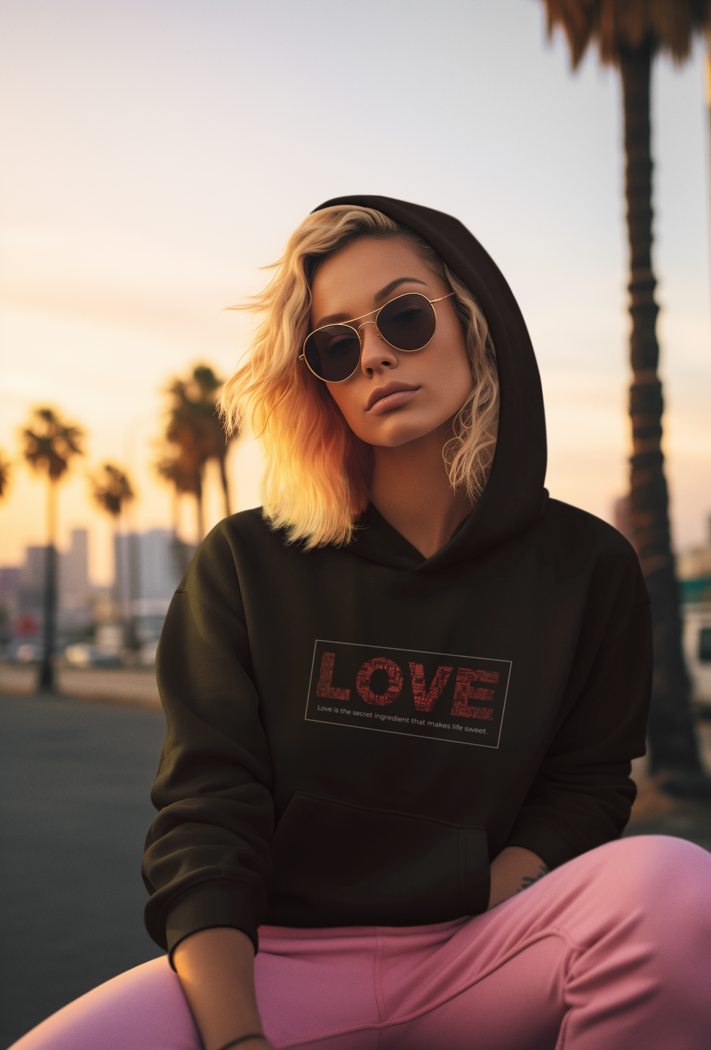 LOVE Pullover Hoodie - Stylish Comfort