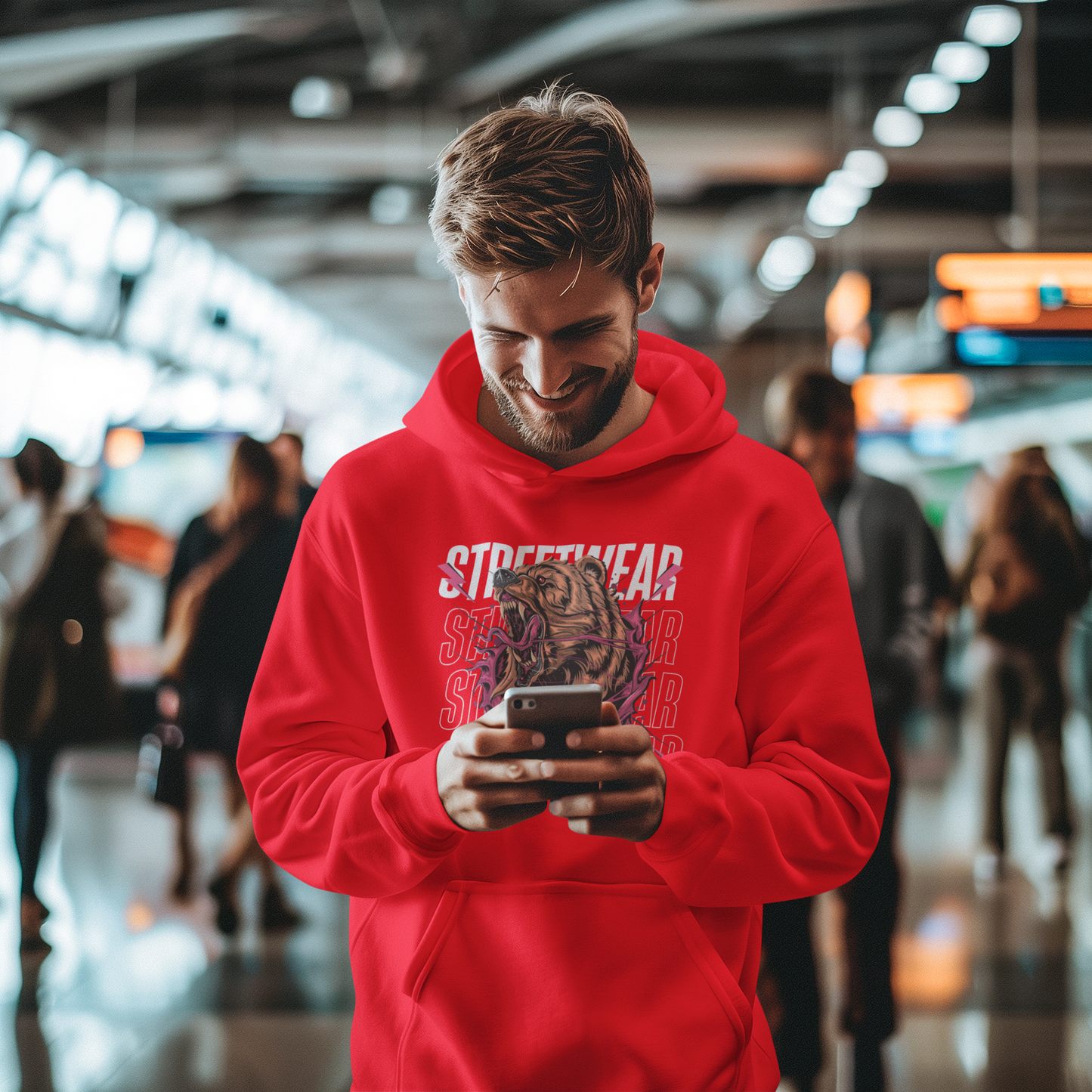 Streetwear Lion Hoodie - Fierce Urban Style