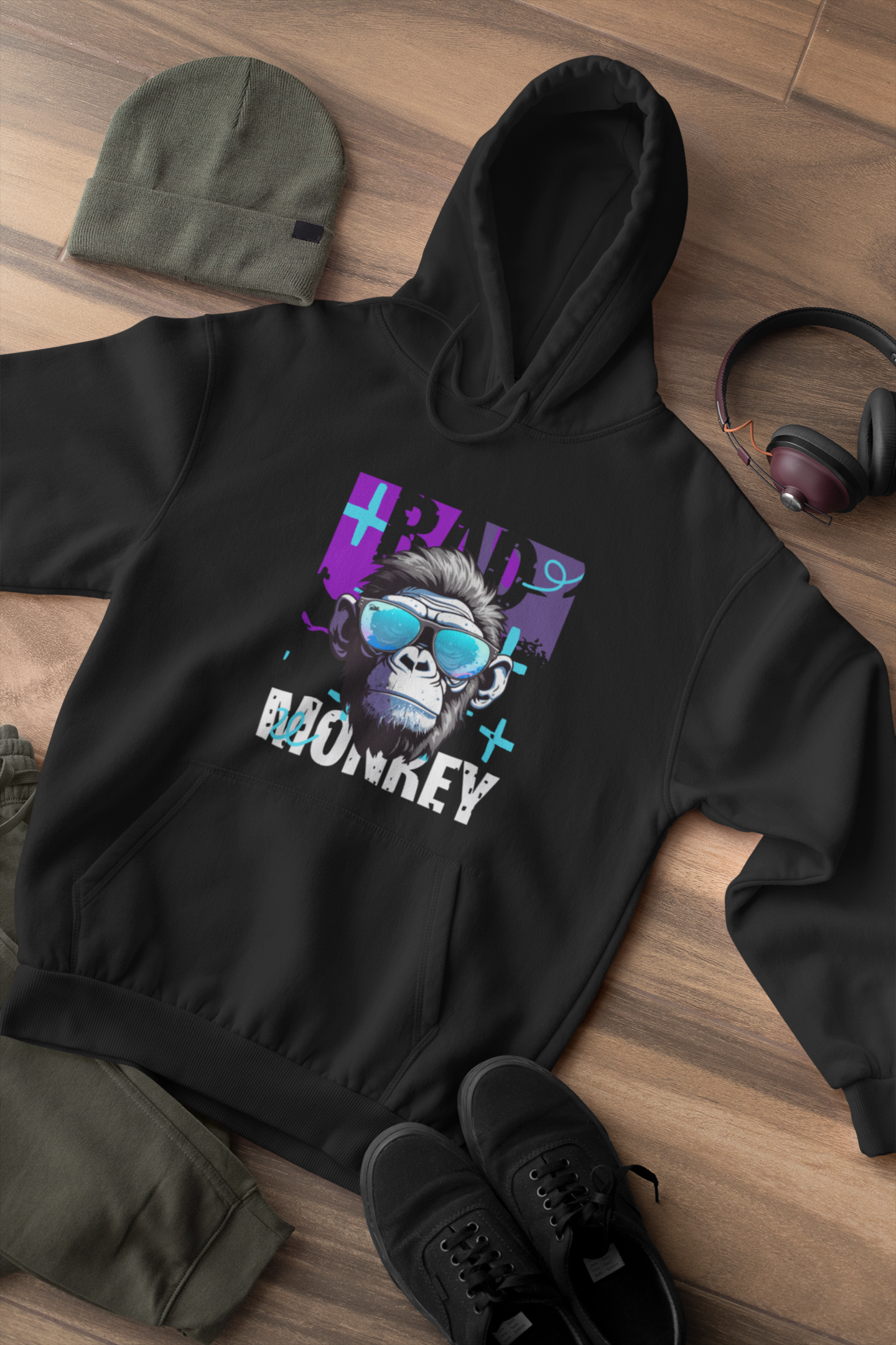 Bad Monkey Pullover Hoodie