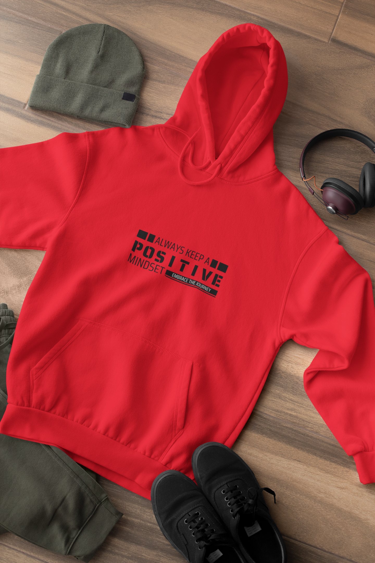 Positive Mindset Hoodie - Embrace the Journey