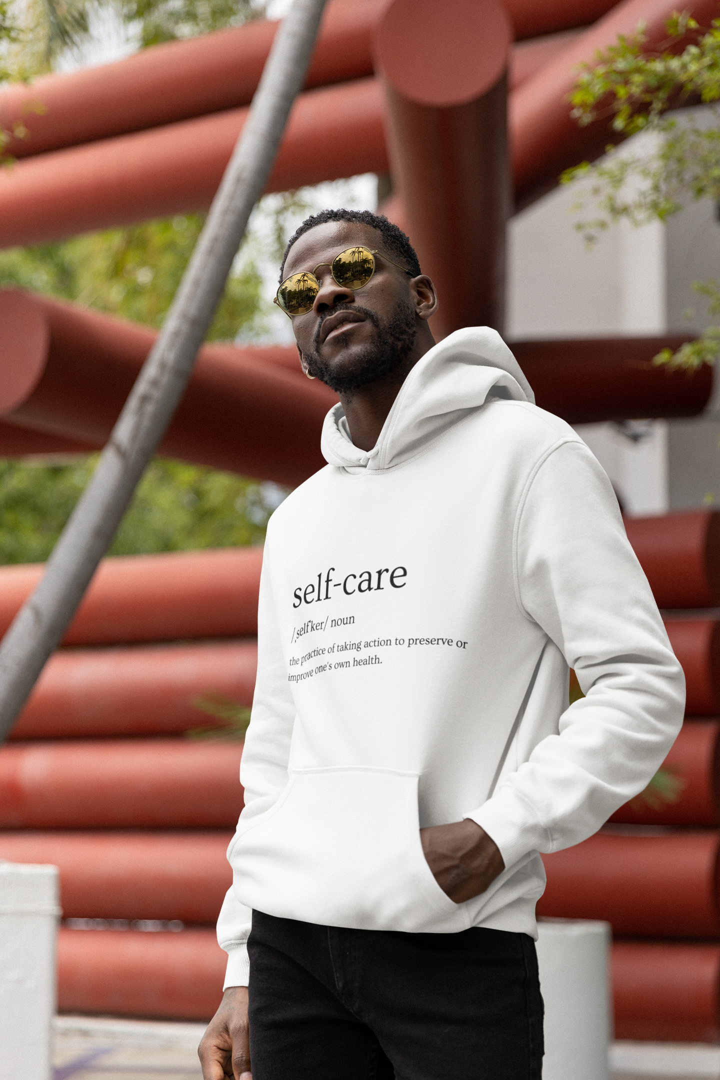 Minimalist Self-Care Hoodie - Redefining Wellness with Style