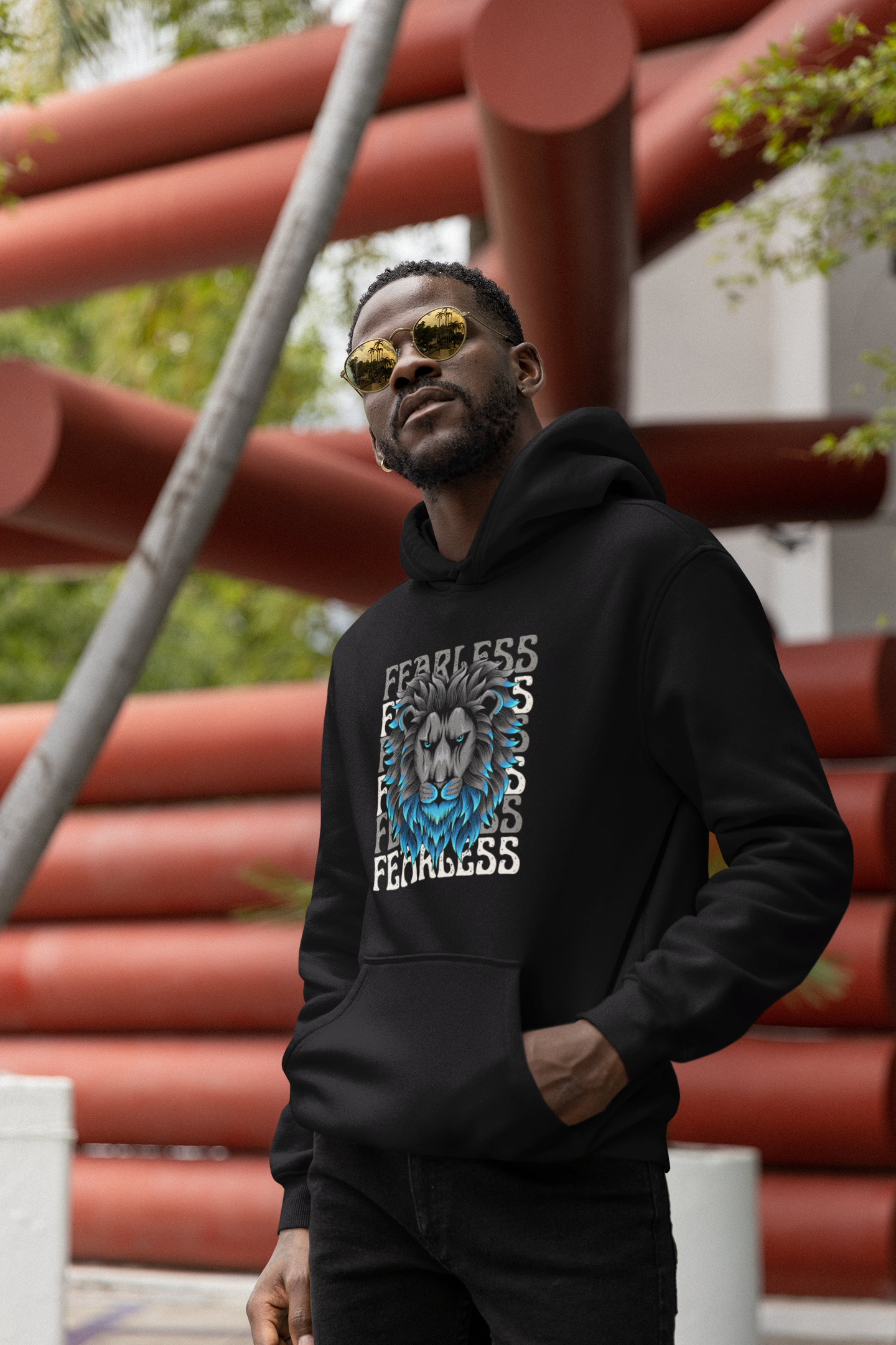 Fearless Lion Hoodie