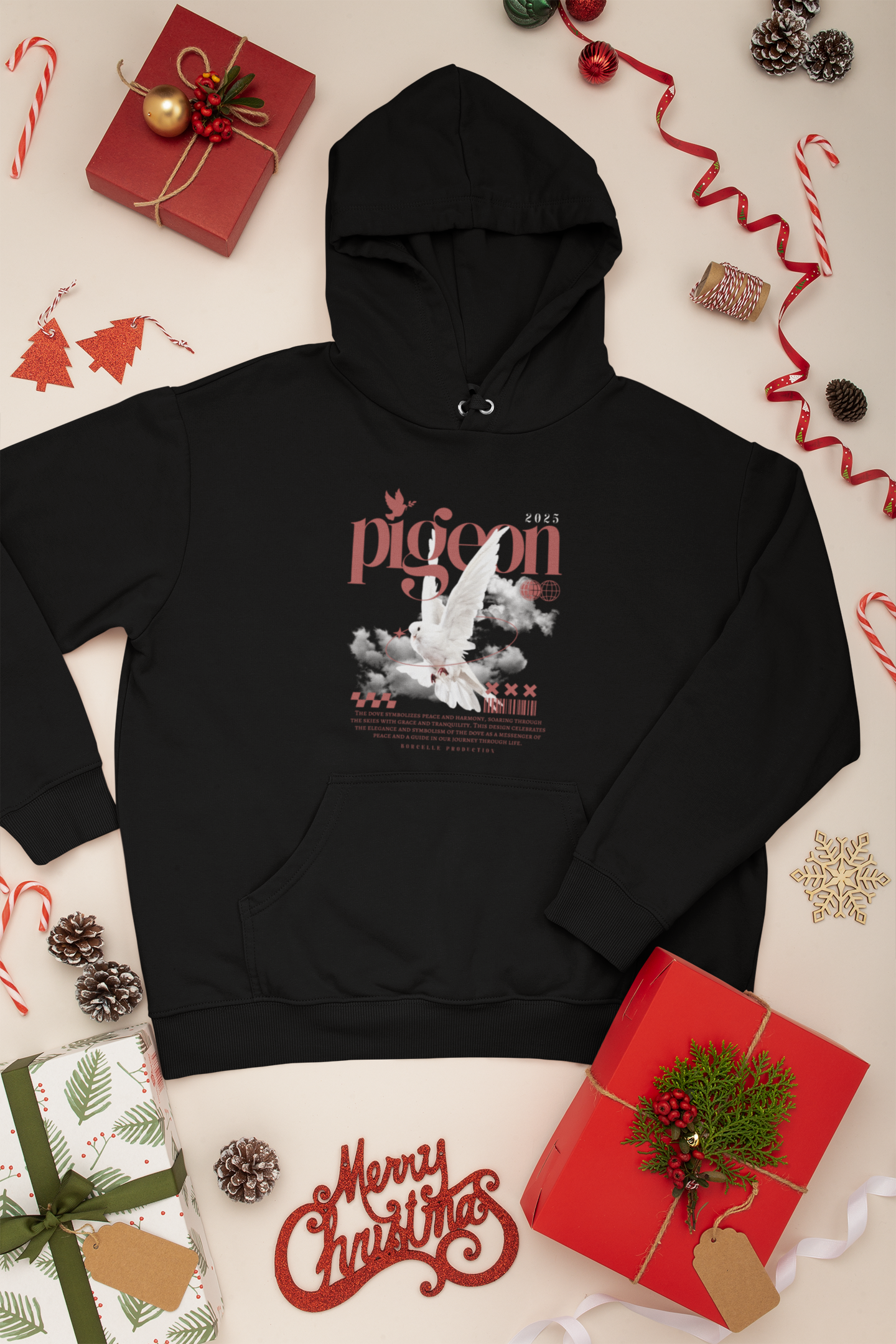 Pigeon Hoodie - Symbol of Peace and Harmony