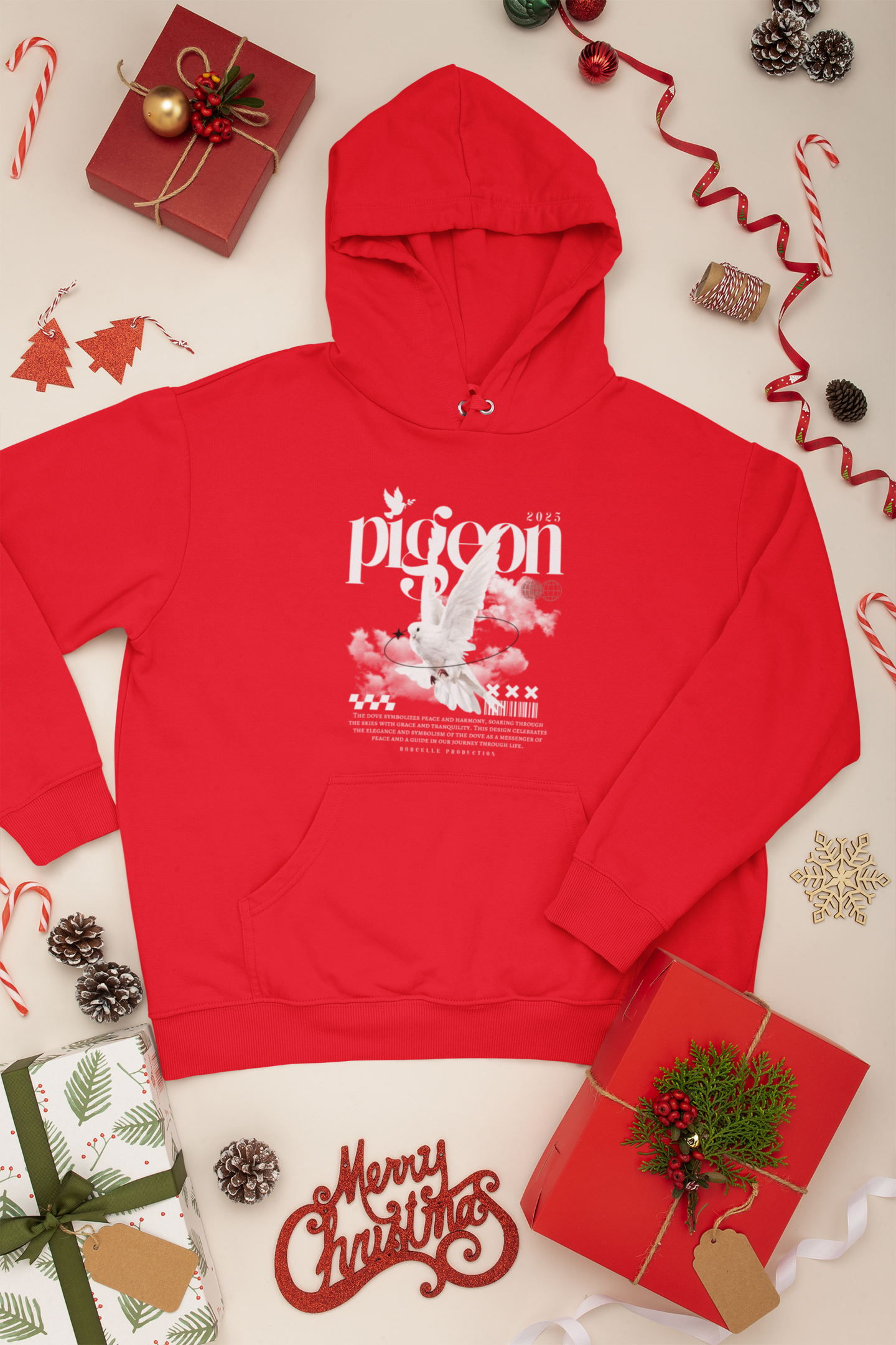 Pigeon Hoodie - Symbol of Peace and Harmony