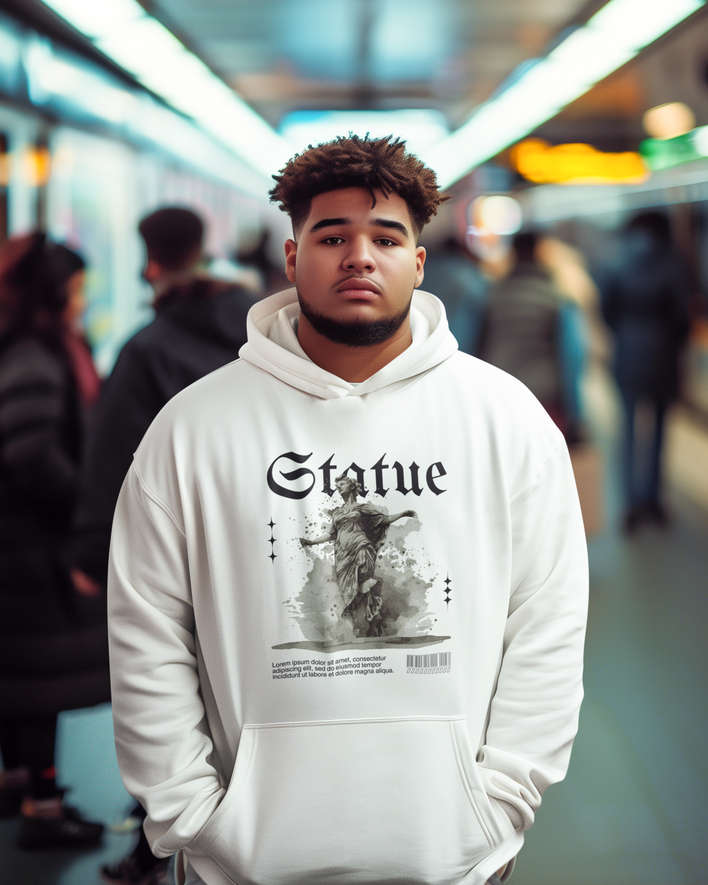 Statue Hoodie - Timeless Elegance Meets Streetwear