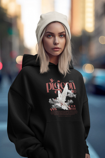 Pigeon Hoodie - Symbol of Peace and Harmony