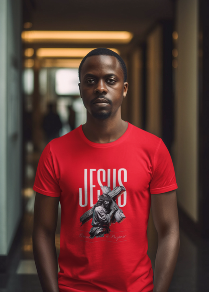 Jesus Carrying the Cross T-Shirt – Purposeful Design