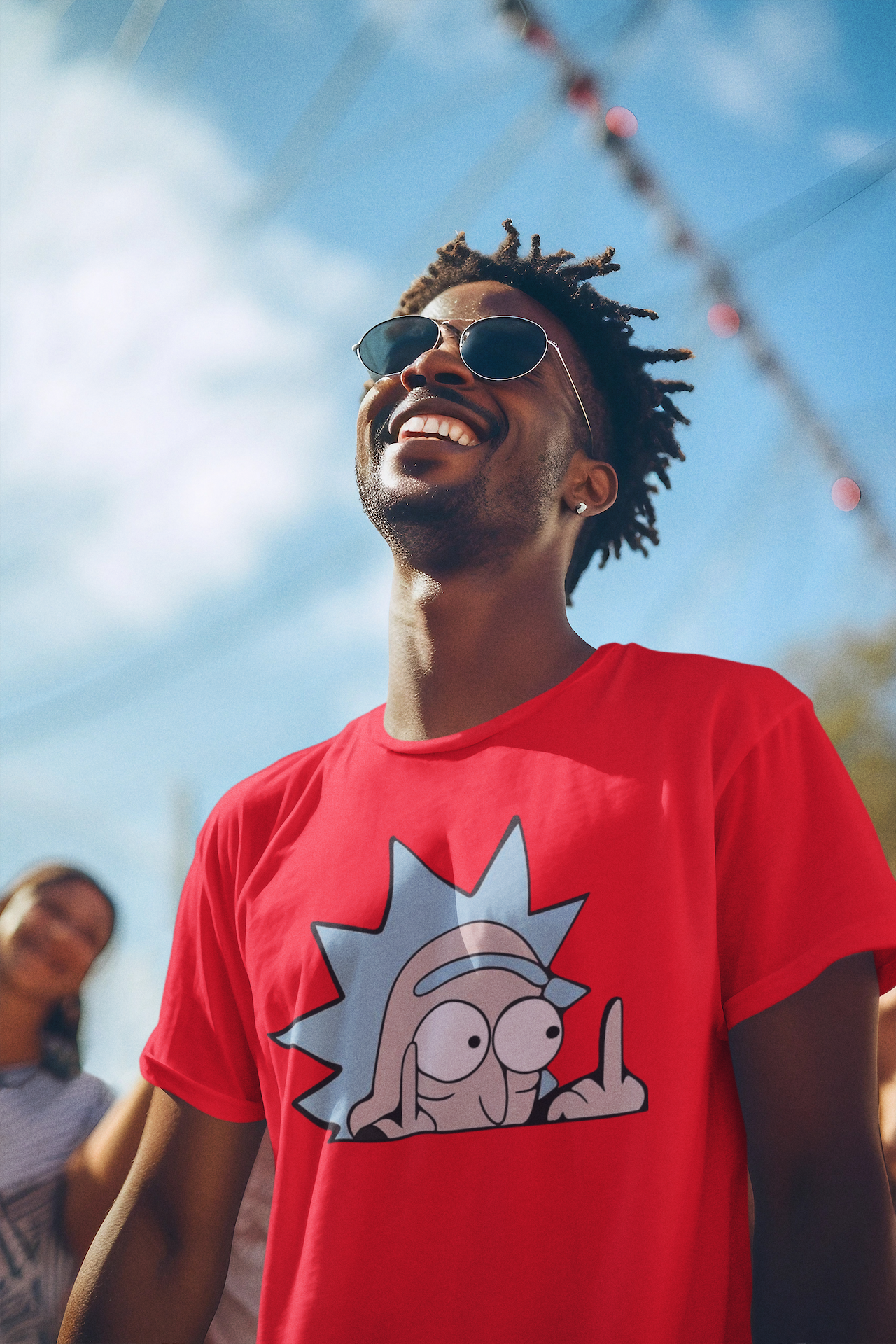 Quirky Cartoon Expression T-Shirt