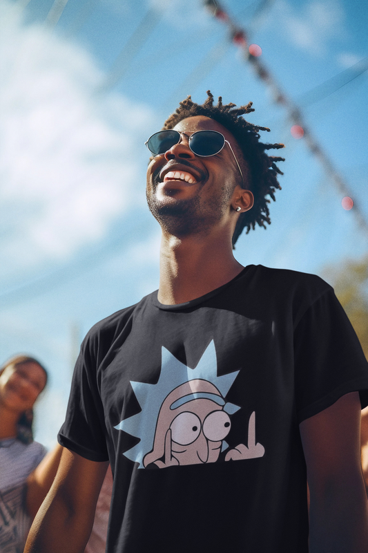 Quirky Cartoon Expression T-Shirt