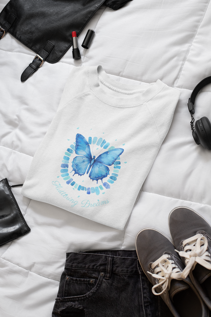 Butterfly Dreams Sweatshirt - Elegant Nature-Inspired Design