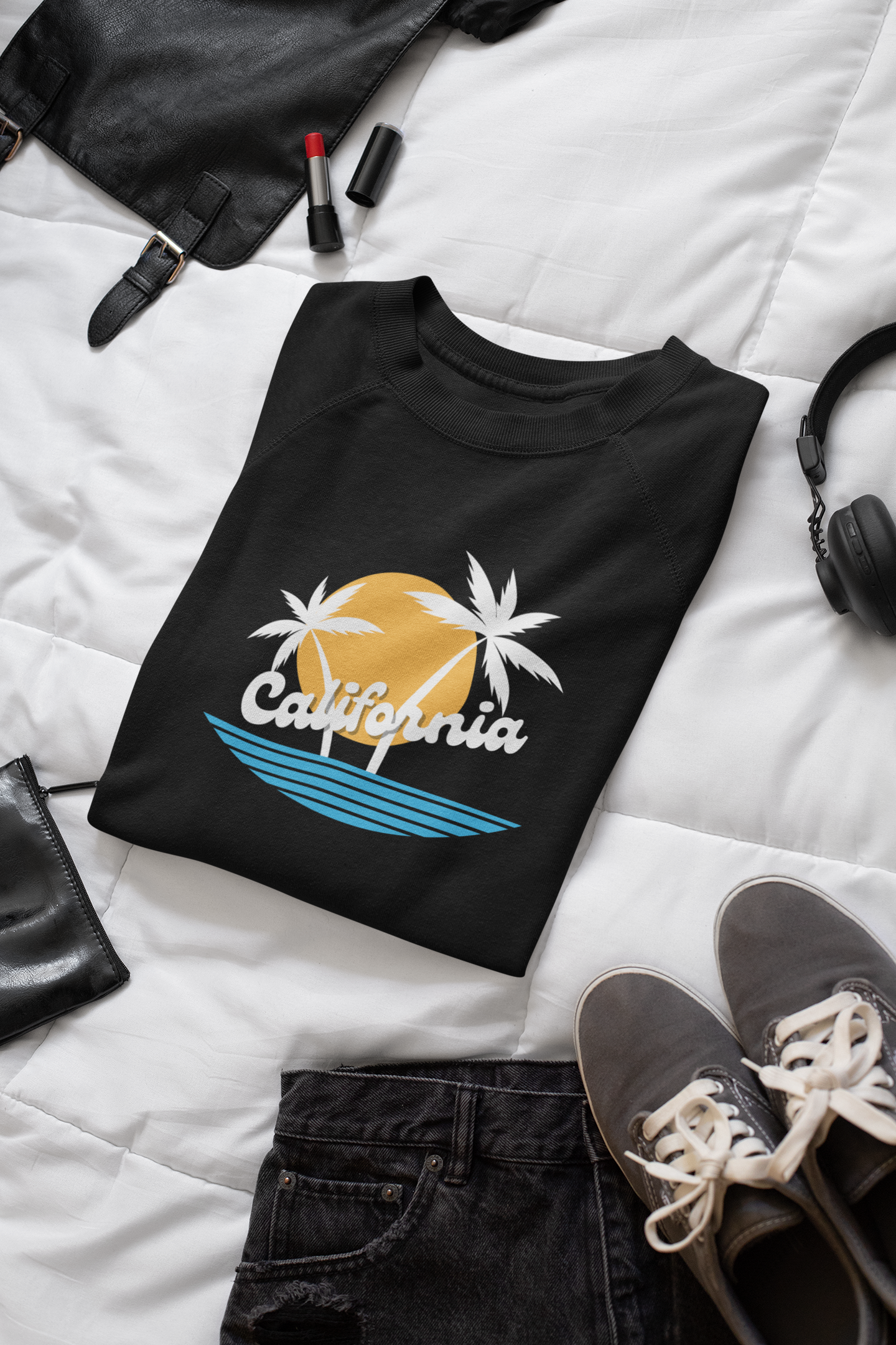 California Palm Sunset Sweatshirt