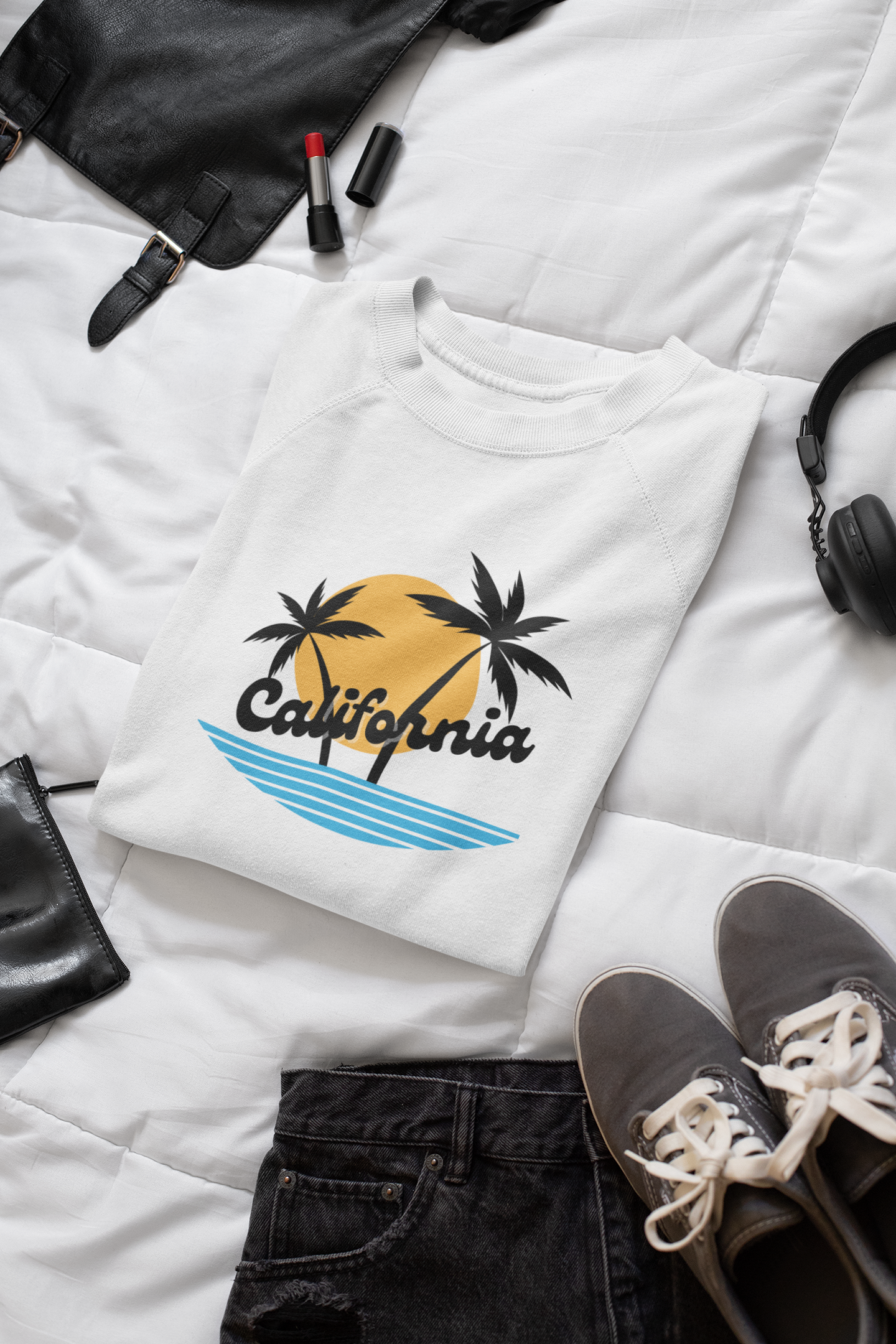 California Palm Sunset Sweatshirt