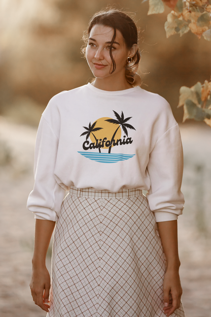 California Palm Sunset Sweatshirt