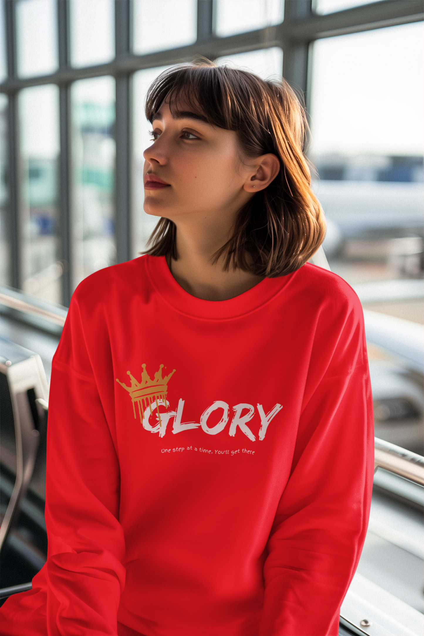 GLORY Sweatshirt – Motivational Design for Everyday Style