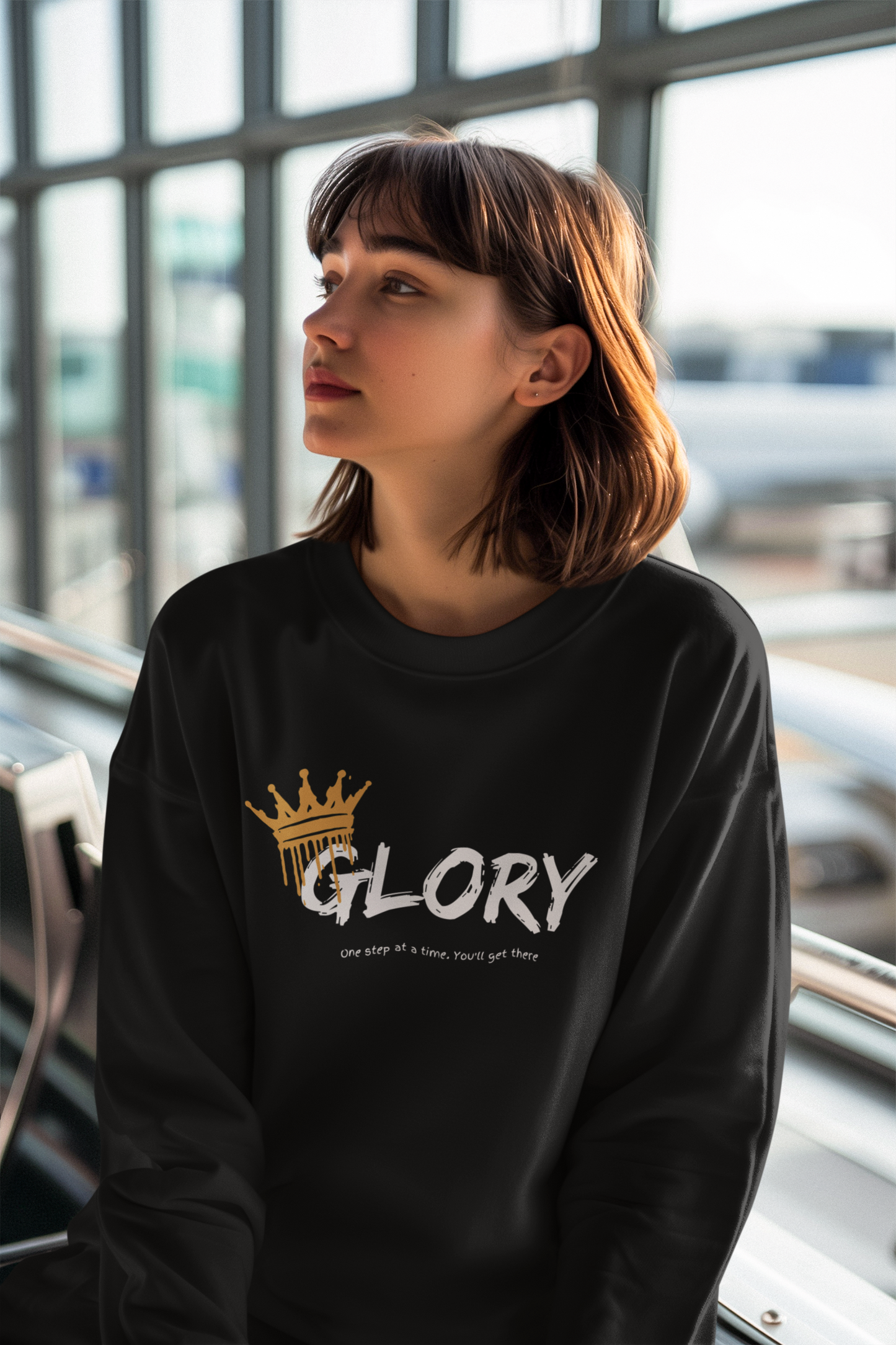 GLORY Sweatshirt – Motivational Design for Everyday Style