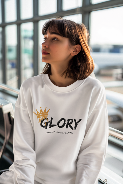 GLORY Sweatshirt – Motivational Design for Everyday Style