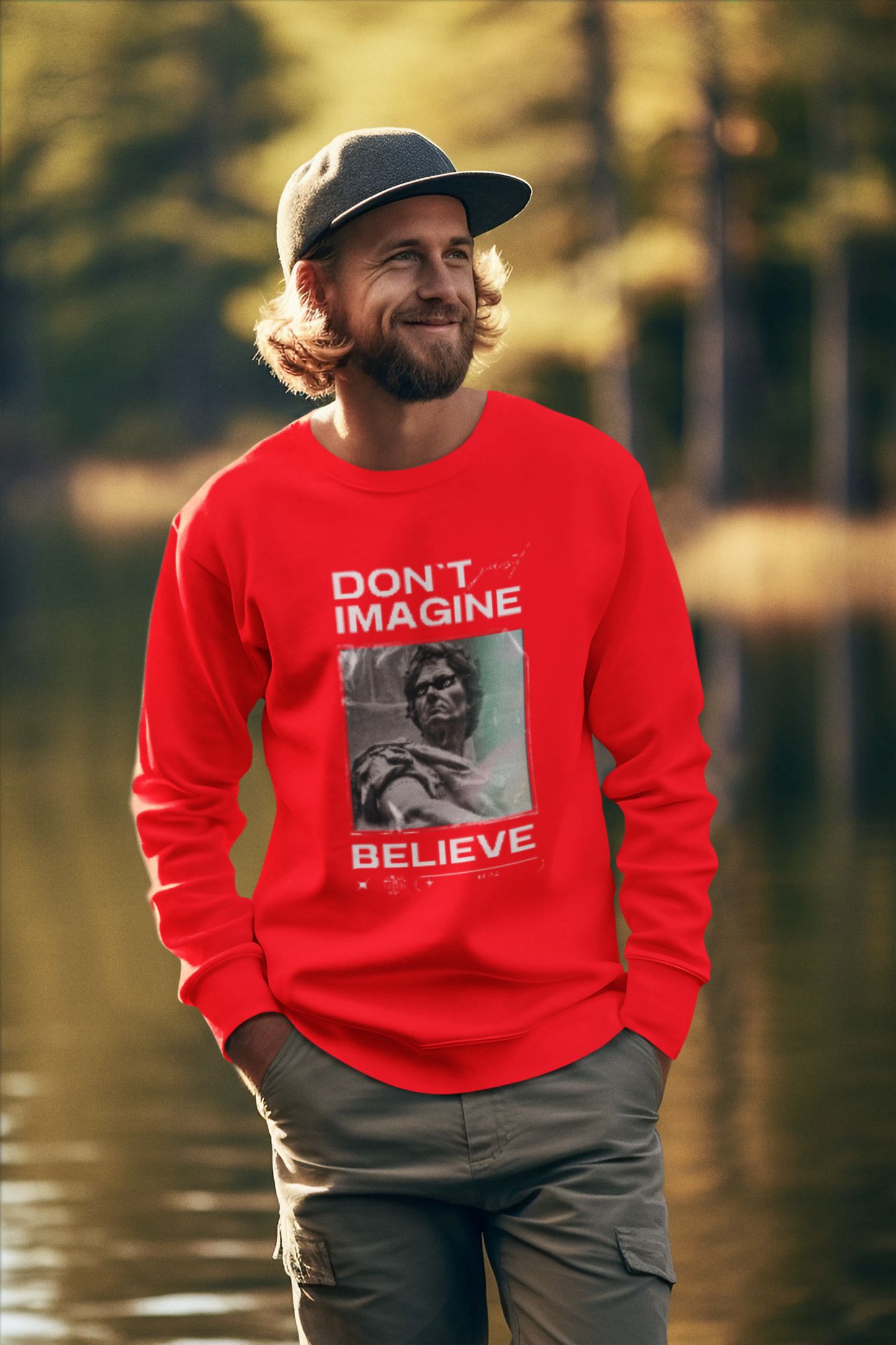 Believe Sweatshirt - Motivational Graphic Design