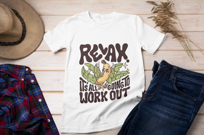 Relax Vibes T-Shirt - Casual Comfort in Nature-Inspired Style