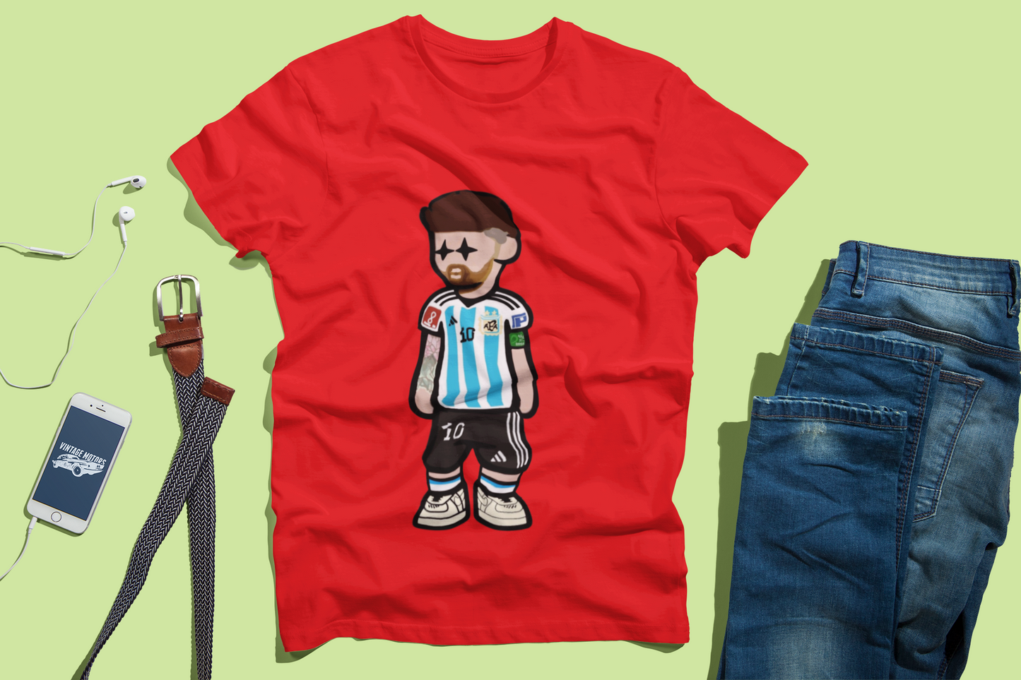 Stylish Soccer Star T-Shirt