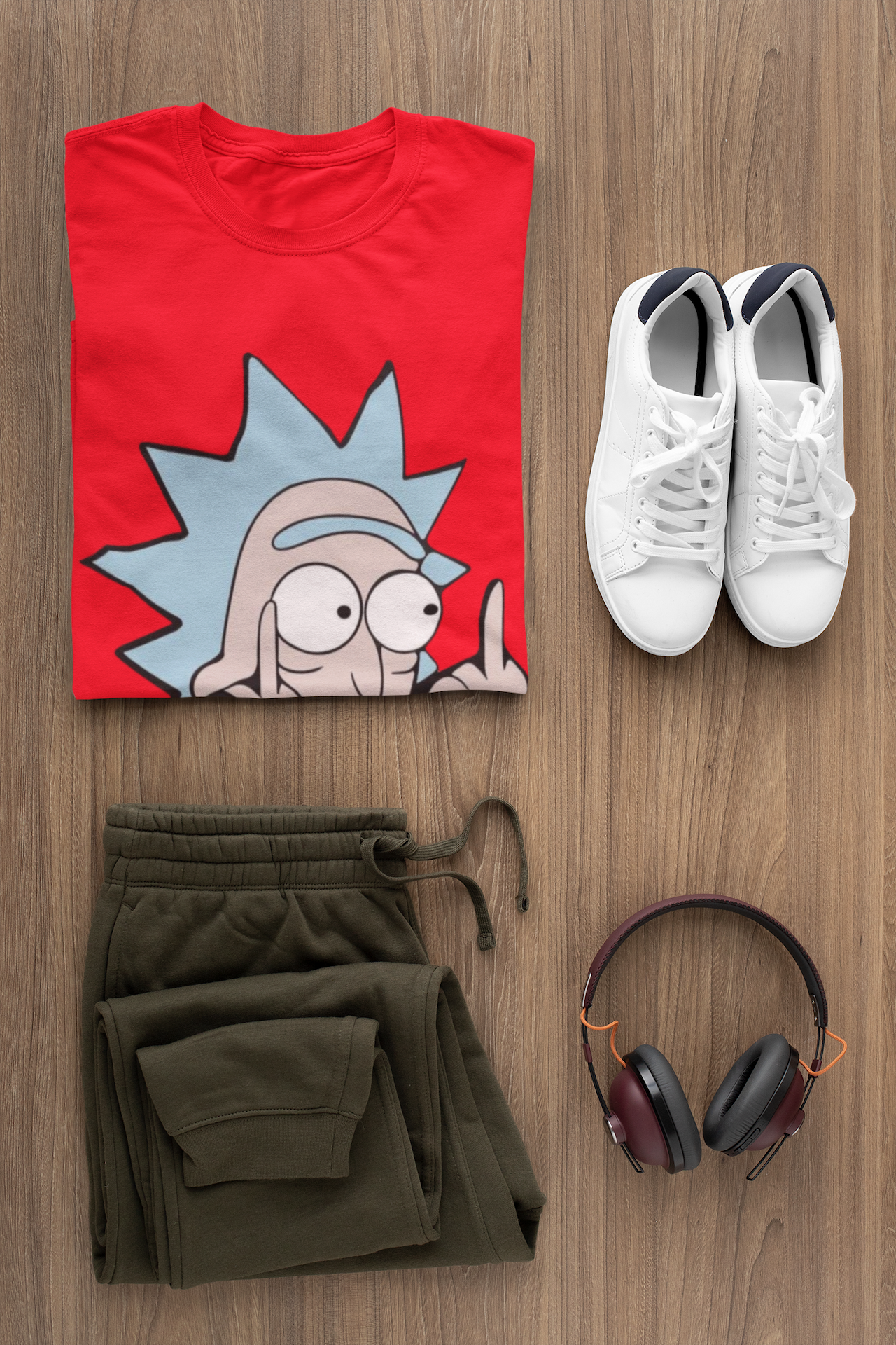 Quirky Cartoon Expression T-Shirt