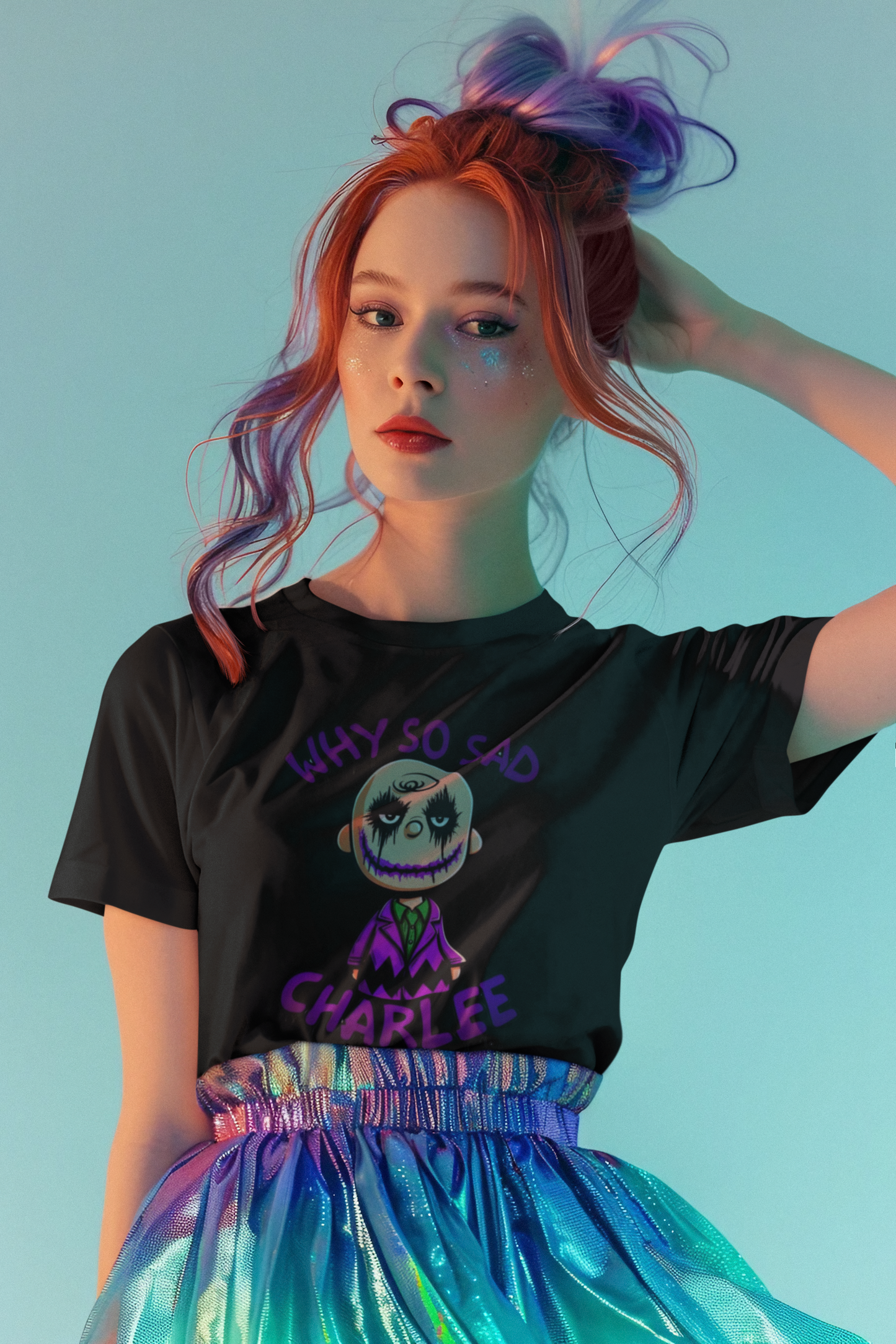 Why So Sad Charlee T-Shirt – Fun and Whimsical Design