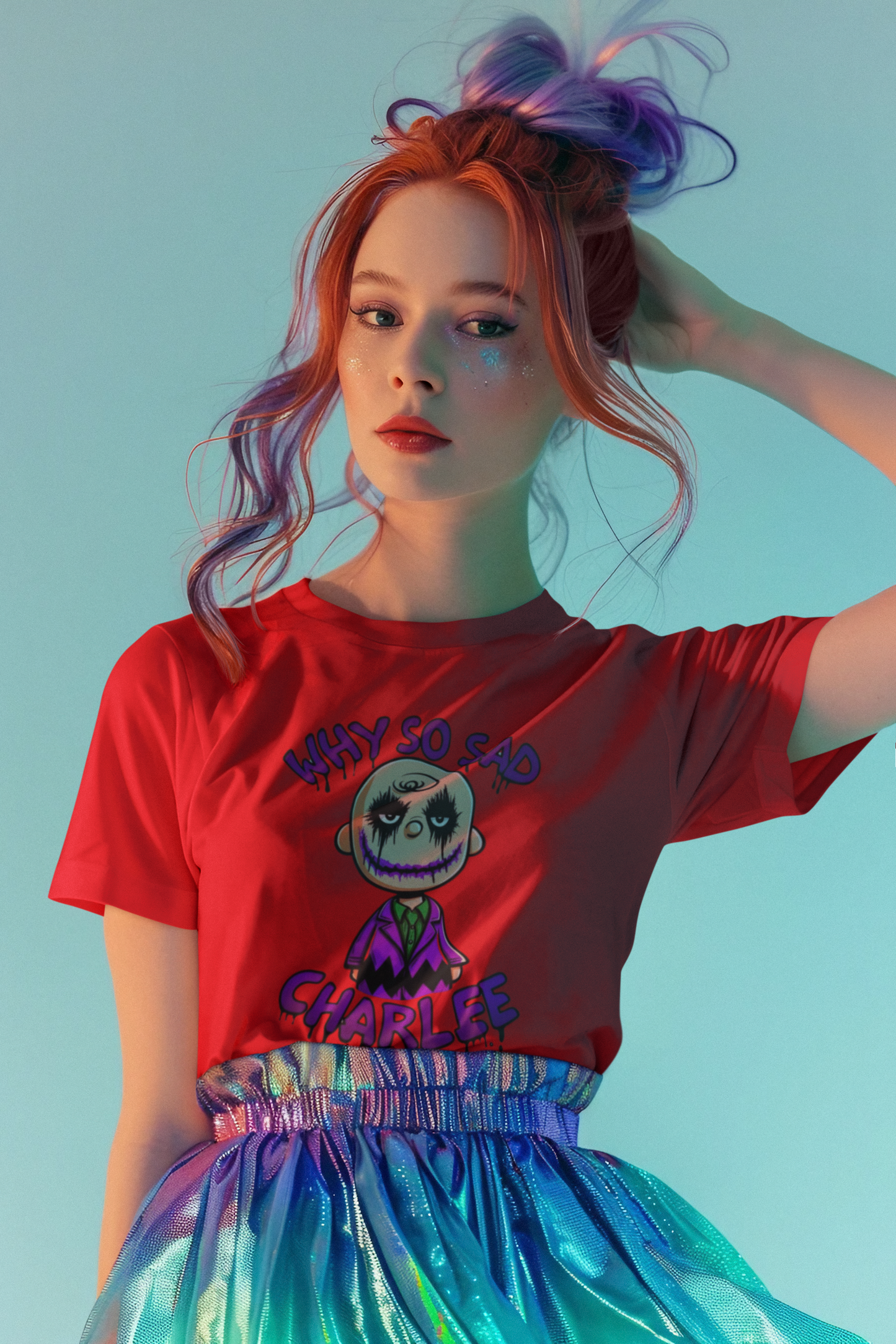 Why So Sad Charlee T-Shirt – Fun and Whimsical Design